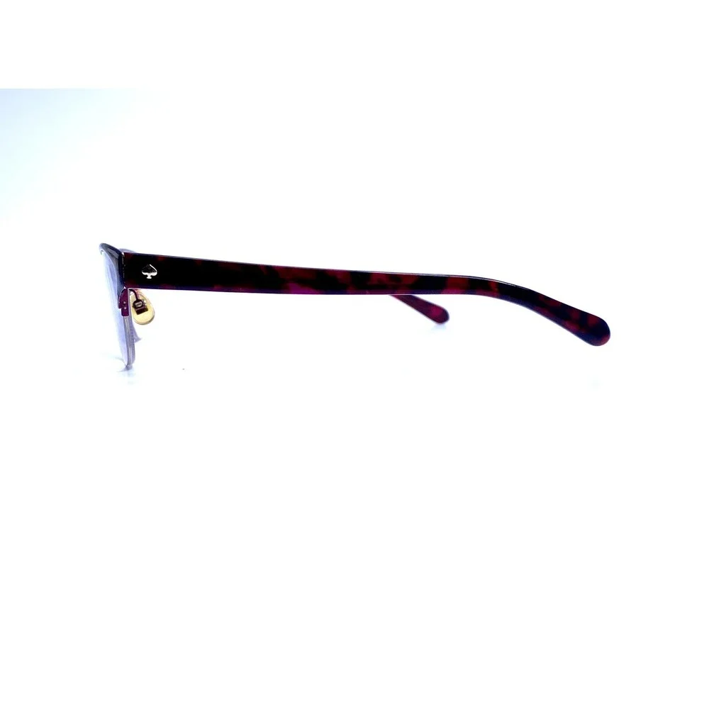 Kate Spade NY Red Metal Half Rim Wayfarer Glasses Shayla 0W45 49 17 135